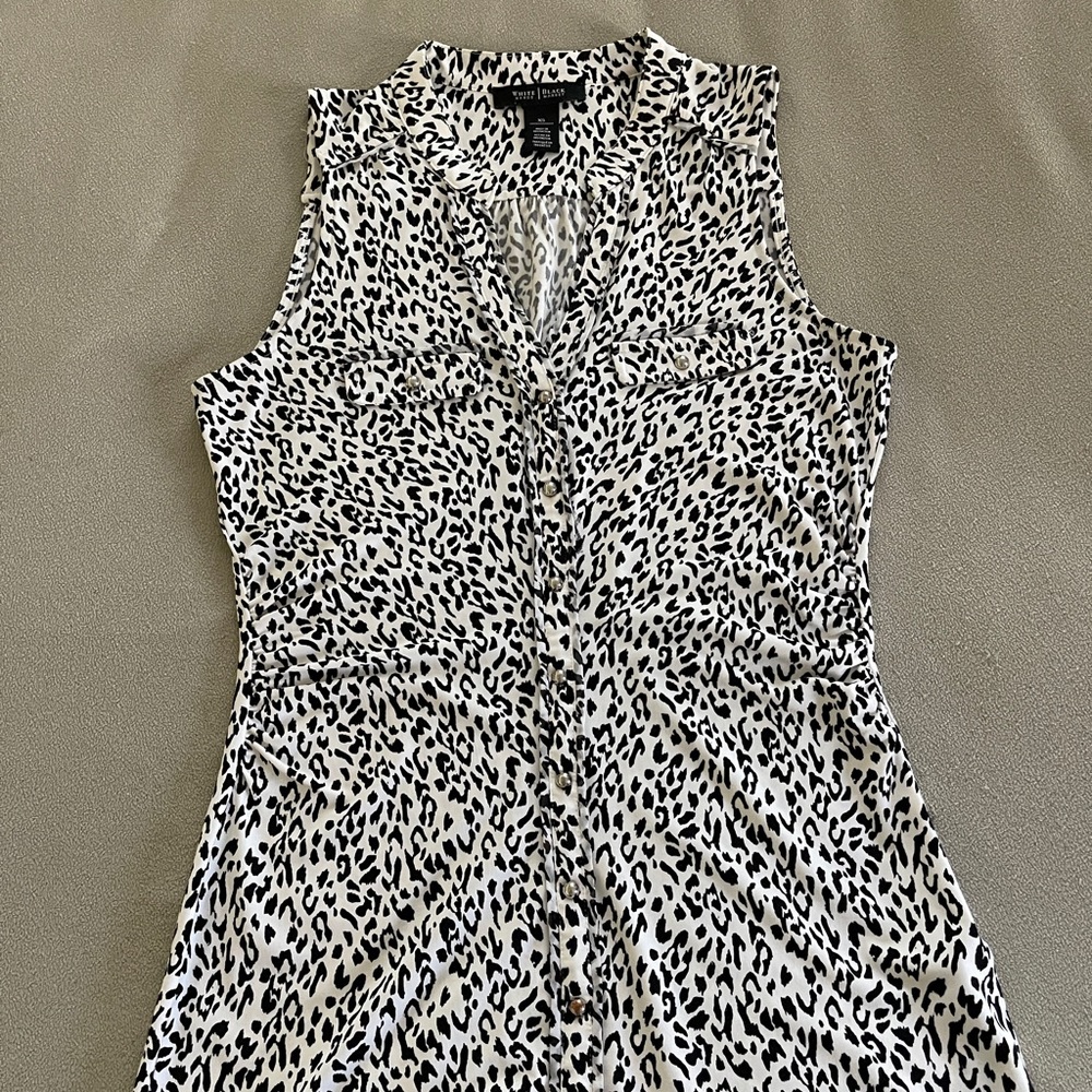 WHBM women’s animal print sleeveless tank size XS